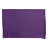 Plain Purple Pair of Pillowcases 枕カバー (正面左)