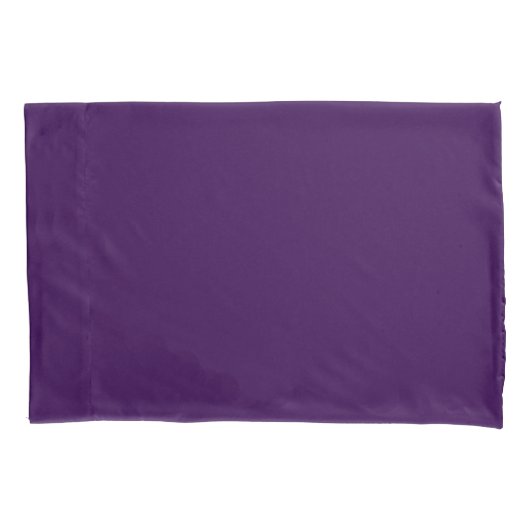 Plain Purple Pair of Pillowcases 枕カバー (正面左)