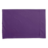 Plain Purple Pair of Pillowcases 枕カバー (正面右)