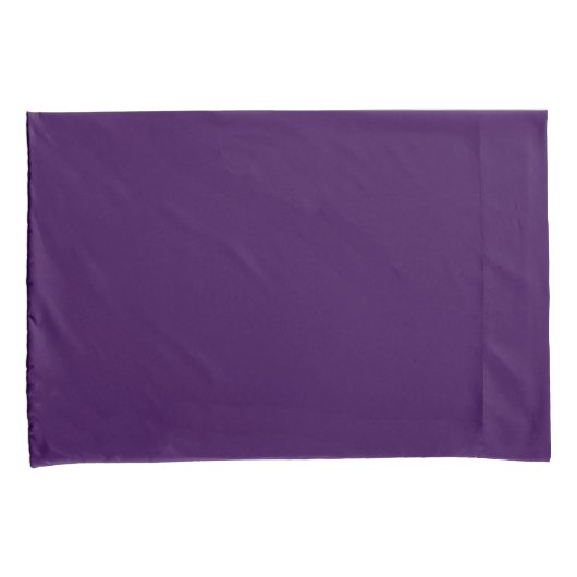 Plain Purple Pair of Pillowcases 枕カバー (正面右)