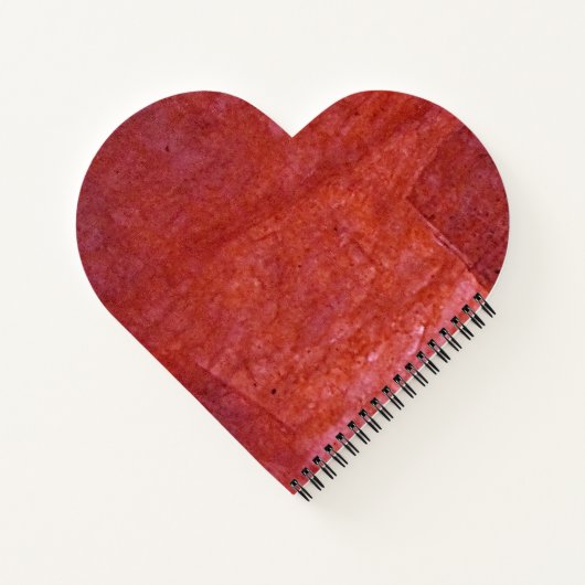 Plain red Spiral Notebook, ノートブック (裏面)