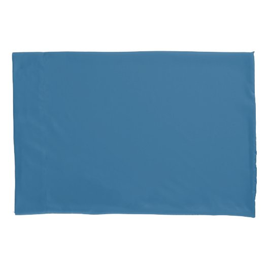 Plain Royal Blue Pillowcases  枕カバー (正面左)