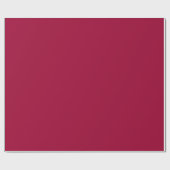 Plain Ruby Red Color Shadeトーン ラッピングペーパー (フラット)