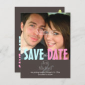 Plain, Save the Date Photo postcard, 案内ポストカード (正面/裏面)