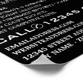 Plain Security Serviceの人事広告 ポスター (角)