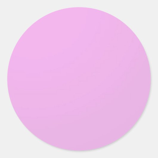 Plain Shade Pink: onま書たはimageの追加 ラウンドシール (正面)