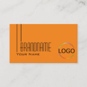 Plain Tiger Orange、ロゴ&フォトプロフェッショナル 名刺 (正面)