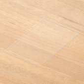 Plain Transparent 5"x7"空白の結婚の アクリル招待状 (レイダウン)