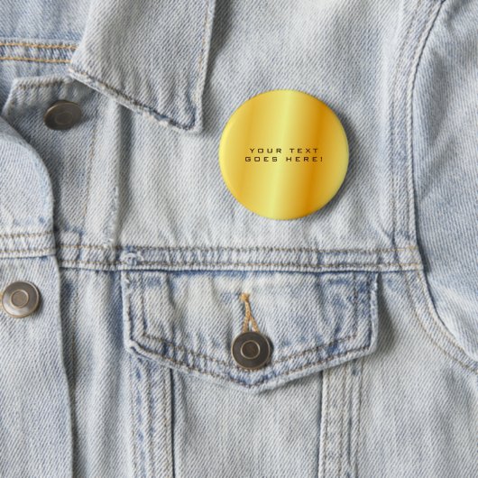 Plain Unique Special Gold Color Background 缶バッジ (インサイチュ)