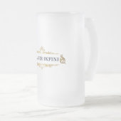 PLAISIR INFINI   フロストグラスビールジョッキ (正面右)