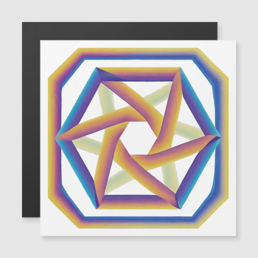 Plake 64 & the Hexagrams Large Magnet (正面/裏面)