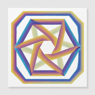 Plake 64 & the Hexagrams Large Magnet