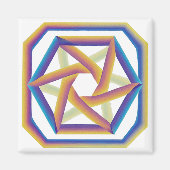 Plake 64 & the Hexagrams Small Magnet マグネット (正面)