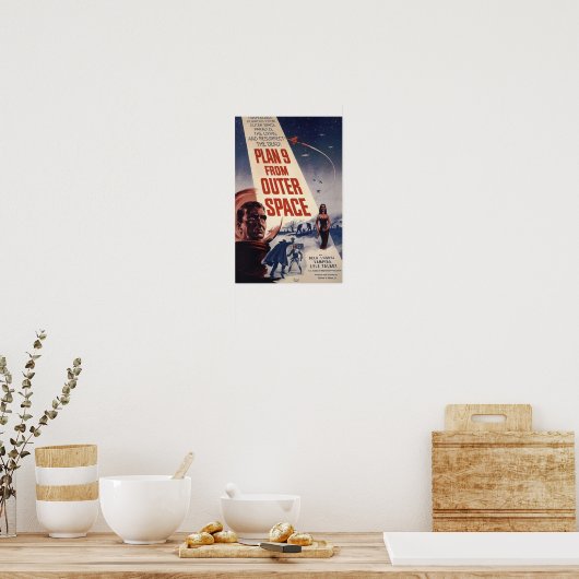Plan9の宇宙ヴィンテージポスター ポスター (キッチン)
