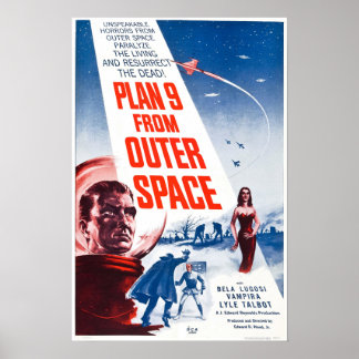 Plan 9：宇宙映画から ポスター