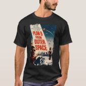 Plan 9 From Outer SpaceヴィンテージSci Fi Tシャツ (正面)