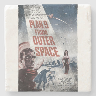 PLAN 9 FROM OUTER SPACE映画ポスターヴィンテージ映画 ストーンコースター