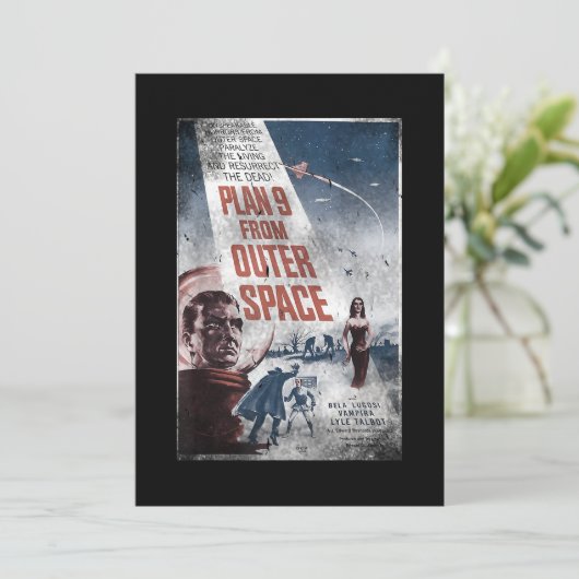 PLAN 9 FROM OUTER SPACE映画ポスターヴィンテージ映画 セーブザデート (スタンド正面)
