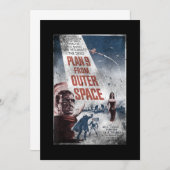 PLAN 9 FROM OUTER SPACE映画ポスターヴィンテージ映画 セーブザデート (正面/裏面)