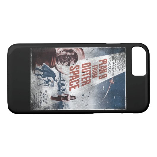 PLAN 9 FROM OUTER SPACE映画ポスターヴィンテージ映画 Case-Mate iPhoneケース (裏面(横))
