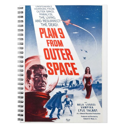 Plan_9_From Outer Space ノートブック (正面)