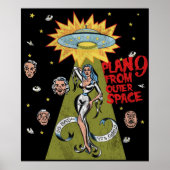 Plan 9 from outer space tee shirt ポスター (正面)