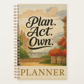 PLAN. ACT. OWN.” スピリットワイヤード™ プランナー手帳