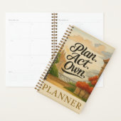 PLAN. ACT. OWN.” スピリットワイヤード™  プランナー手帳 (ディスプレー)