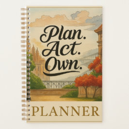 PLAN. ACT. OWN.” A Spirit-Wired™  プランナー手帳