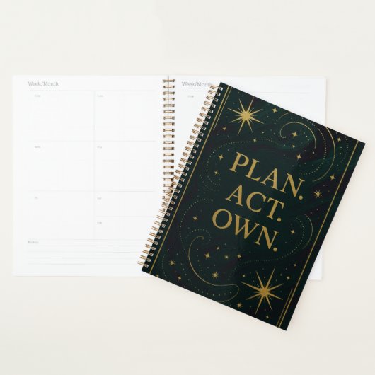 “PLAN. ACT. OWN.” A Spirit-Wired™ Planner プランナー手帳 (ディスプレー)