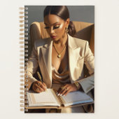 "Plan ahead. Succeed with intention." プランナー手帳 (正面)