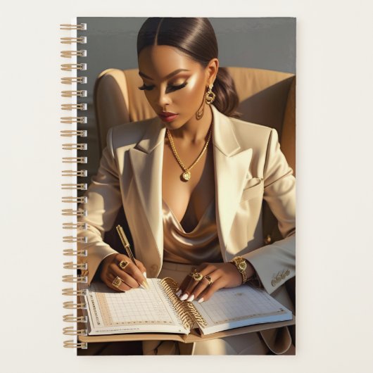 "Plan ahead. Succeed with intention." プランナー手帳 (正面)