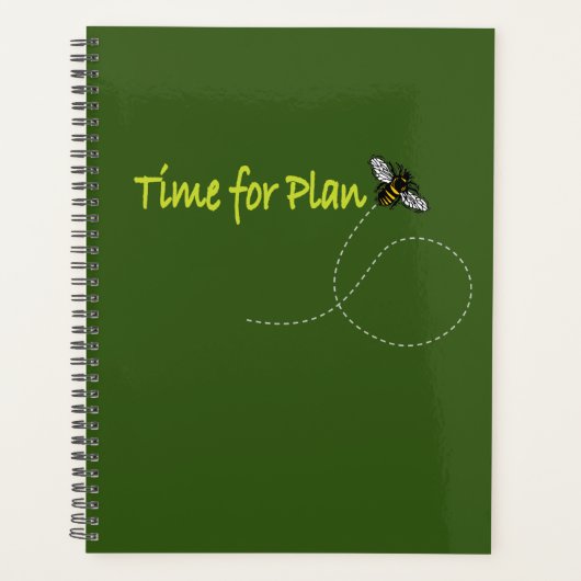 Plan Bee Green BGの時間 プランナー手帳 (正面)