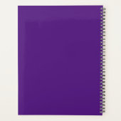 Plan Bee Purple BGの時間 プランナー手帳 (裏面)