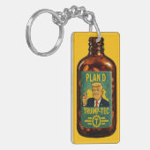 Plan D Trump-Tec Retro Bottle Parody キーホルダー (正面左)