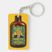 Plan D Trump-Tec Retro Bottle Parody キーホルダー (裏面)
