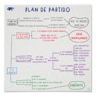 Plan de partido フォトプリント           