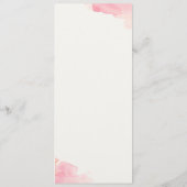 Plan de table "Coquelicots" メニュー (裏面)