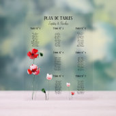 Plan de tables "Coquelicots" アクリルサイン (ニュートラル)