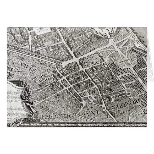 「Plan de Turgot'として知られているパリの計画 (正面横)