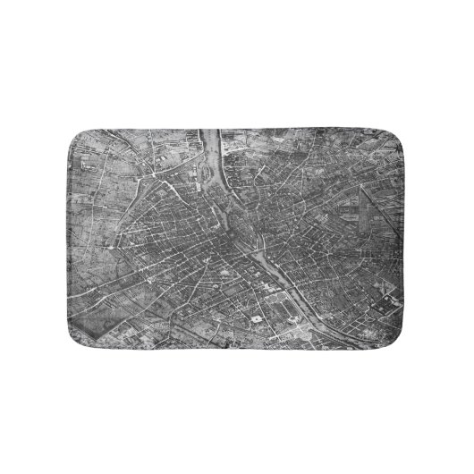 「Plan de Turgot'として知られているパリの計画 バスマット (正面)