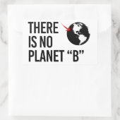Plan(et) B はない 長方形シール (バッグ)