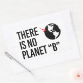 Plan(et) B はない 長方形シール (封筒)