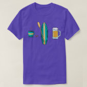PLAN FOR TODAY COFFEE PADDLE BOARD BEER SUP Paddle Tシャツ (デザイン正面)