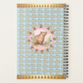 Plan It Like a Cuddlebug: Embrace the Capybara Spi プランナー手帳 (裏面)