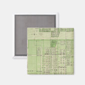 Plan of Davenport, Scott County, Iowa州 マグネット (正面/裏面)