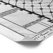 Plan of Milan Cathedral ポスター (角)