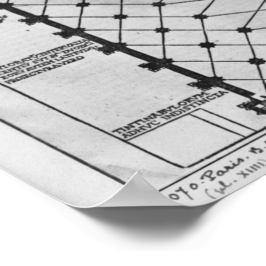 Plan of Milan Cathedral ポスター (角)