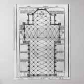 Plan of Milan Cathedral ポスター (正面)