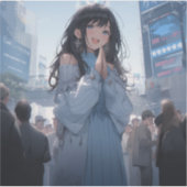 Plan the date | 東京娘 GenerartiveAI シール (正面)